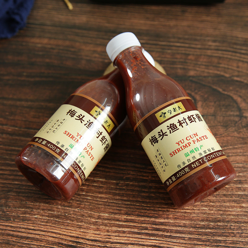 梅头虾子酱温州特产400g/瓶酱料调味虾酱花子肉【蒸肉蒸鸡蛋海鲜