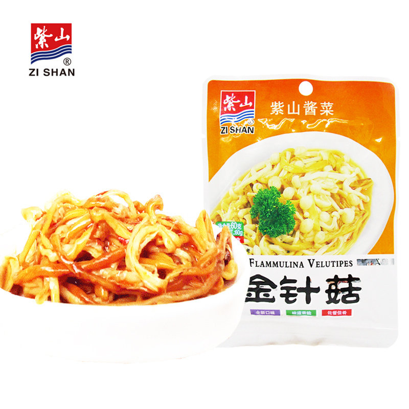 福建特产金针菇60g酱菜即食酸菜下饭菜泡菜夜宵拌面咸菜榨菜