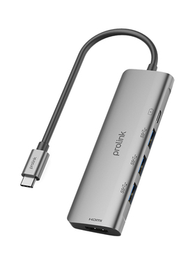 PROLINKTypec扩展坞适用苹果笔记本多接口转换iPadMacBookPro电脑