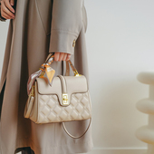 通勤女包2025新款 简约大容量妈妈包斜挎包高级感单肩包时尚 手提包