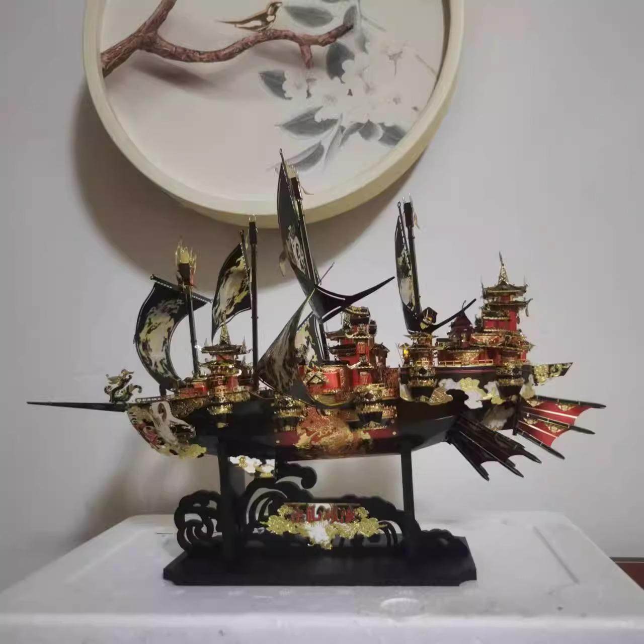 拼酷乘风破浪金属模型拼装玩具3d立体拼图帆船高难度手工diy成人