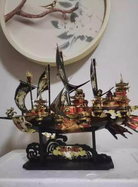 拼酷乘风破浪金属模型拼装玩具3d立体拼图帆船高难度手工diy成人