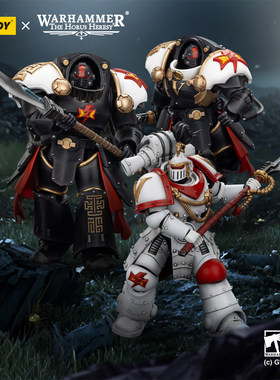 JOYTOY暗源白疤军团执政黑檀怯薛终结者可动兵人模型手办摆件礼物