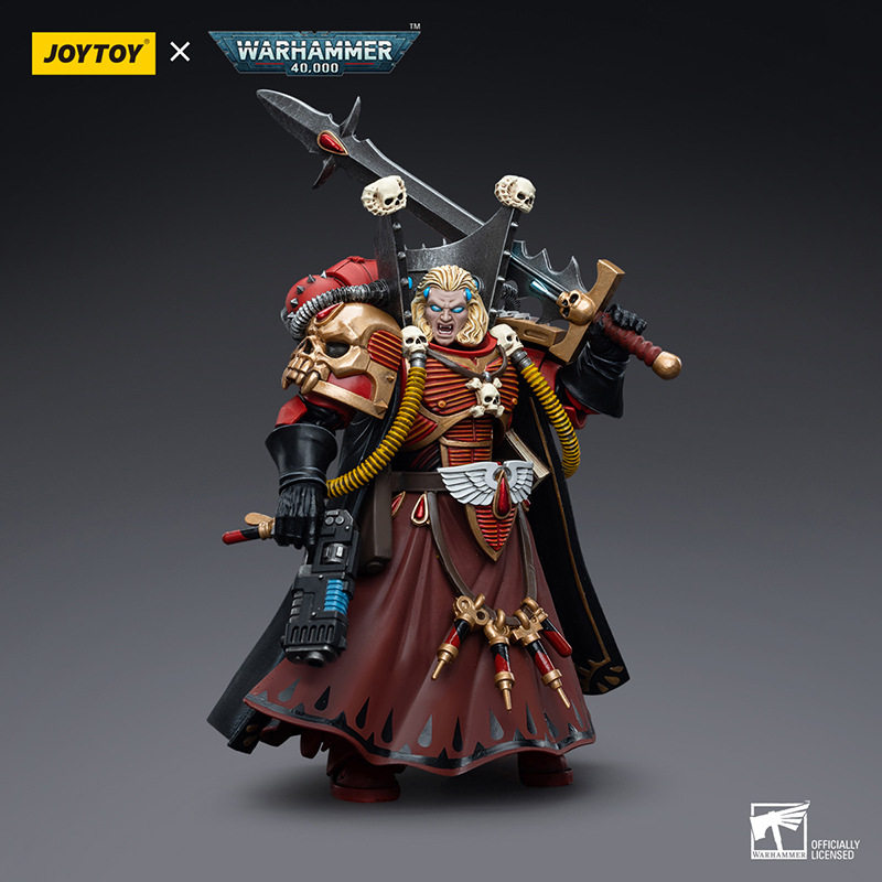 JOYTOY暗源灰骑士导师沃尔杜斯圣血天使墨菲斯顿极限战士原铸连长图片