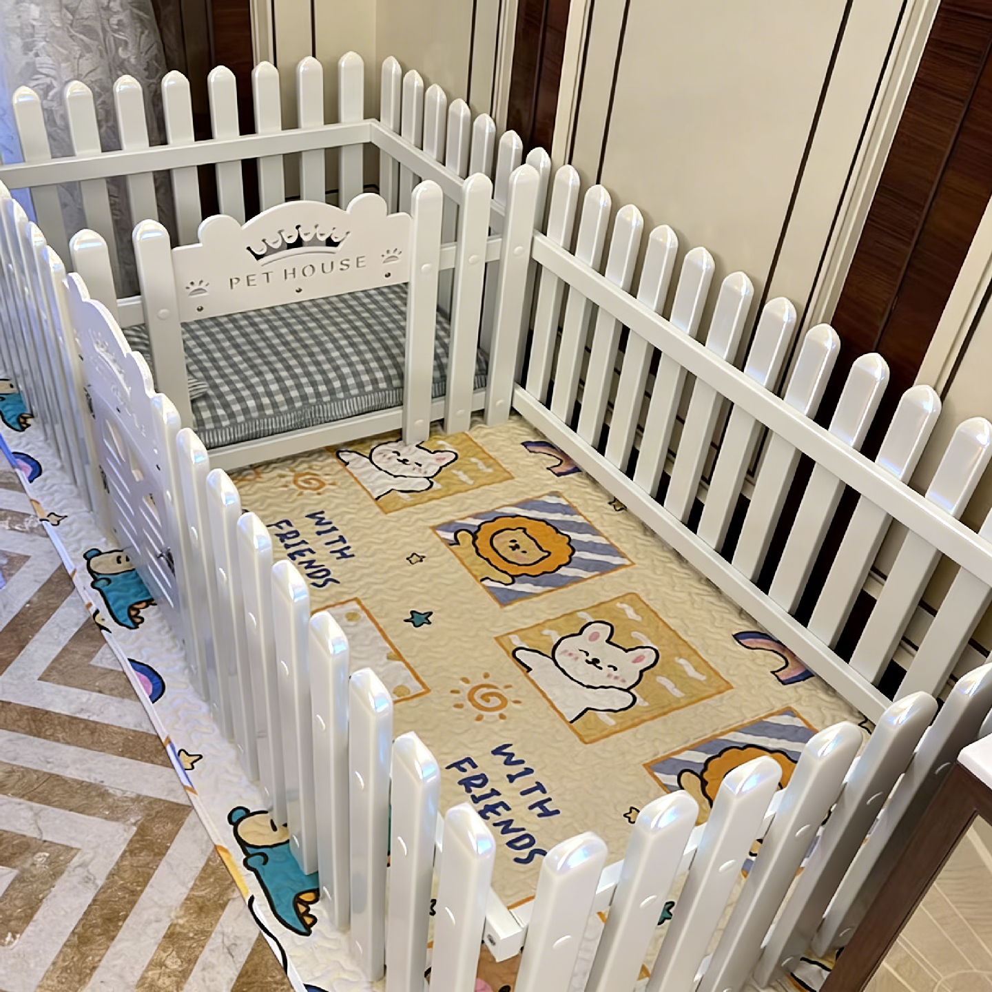 宠物围栏狗围栏笼子栅栏室内客厅新型小型犬防护栏形泰迪比熊塑料,宠物/宠物食品及用品,狗笼子,淘宝优惠券,粉丝福利购,淘宝优惠卷