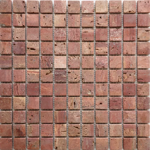 Красная пещера Каменная мозаичная плитка естественный мрамор древний плитка культурный каменный бар