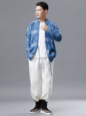 民族风古装系带薄款汉服外套衬衫