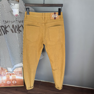 小脚牛仔裤 高端品质2024水洗棉质面料秋季 百搭纯色休闲裤 时尚 男士