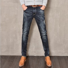 Jeans pour jeunesse en coton pour printemps - Ref 1463382 Image 20
