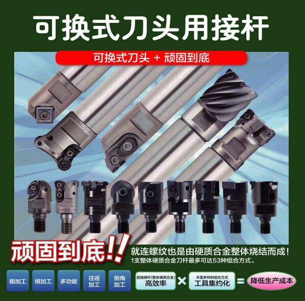 锁牙式快进给数控刀具