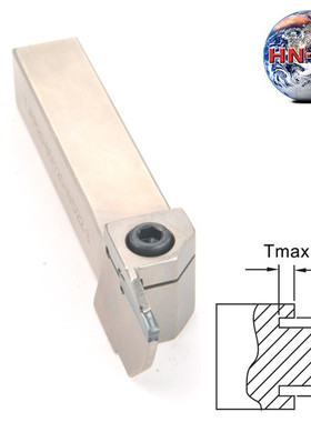 海纳TJFR/L2020-CD25-4狼牙外径端面切槽密封槽数控车刀杆刀把