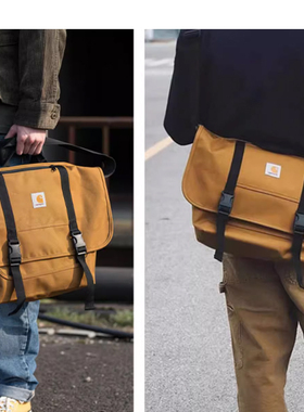 现货carhartt卡哈特Wip Parcel Bag斜挎单肩邮差包背包