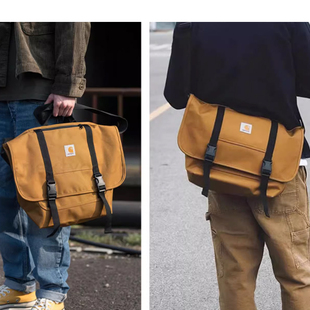 现货carhartt卡哈特Wip Bag斜挎单肩邮差包背包 Parcel