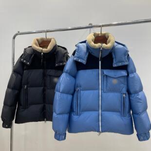 帅到起飞  男女同款连帽可脱卸加厚保暖鹅绒服羽绒服男装时尚外套