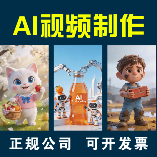 ai视频动画动漫企业宣传片产品广告科普微课公开课数字人生成剪辑