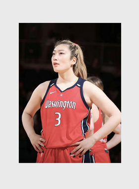 海报贴画 中国女篮韩旭李梦大幅背胶合影照片墙壁装饰李月汝小宝