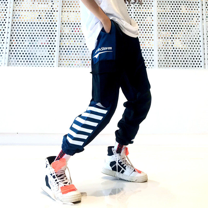 BBOY超火裤男潮牌嘻哈宽松运动裤街舞潮流情侣款hiphop束脚裤|msdalam kategori Pakaian Lelaki, seluar santai - dari Buy2taobao.com untuk memberikan perkhidmatan ejen Taobao profesional membeli