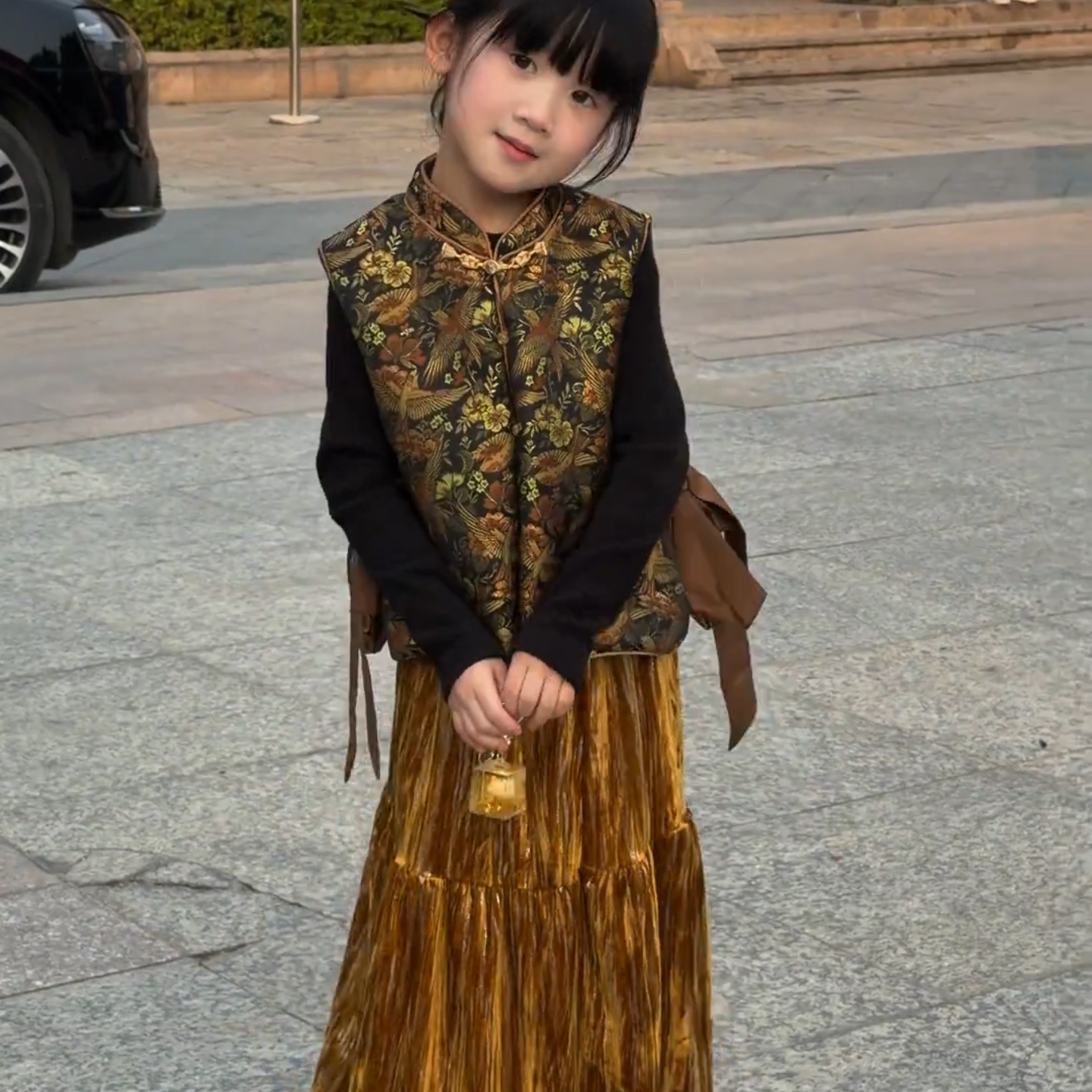 女童拜年服套装冬装新中式国风洋气新年衣服公主裙汉服过年三件套,童装/婴儿装/亲子装,汉服,淘宝优惠券,粉丝福利购,淘宝优惠卷