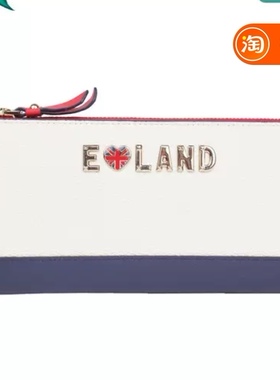 专柜现货ELAND衣恋女式韩款长款拉链皮夹手拿包钱包EAAQ6S101E