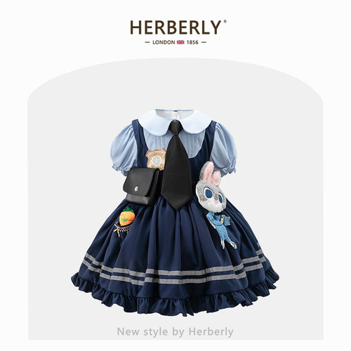 女童Lolita兔子警官公主裙