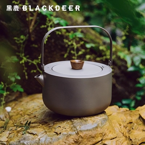 黑鹿钛合金户外烧水壶1.2L