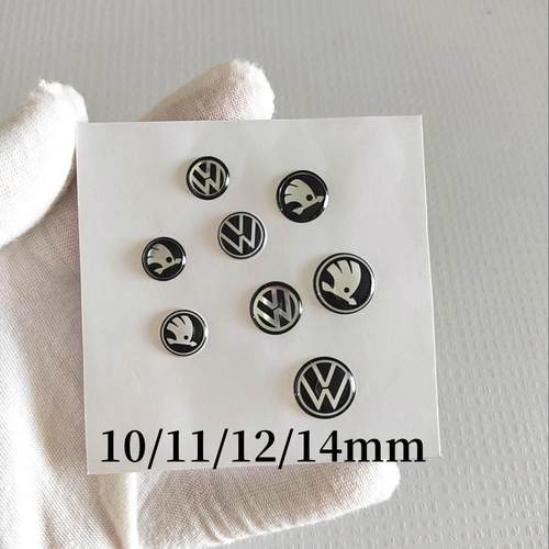 钥匙贴标14mm汽车车标