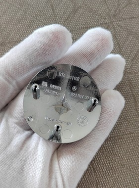 适用奔驰中网小标E级 S级老C级前格栅小标弧度机盖标42mm蓝色W221