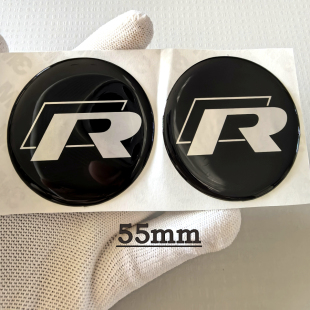 适用于新款RCR加高油箱5.5cm钱江600RS/800双R软车标 QJ平底55mm