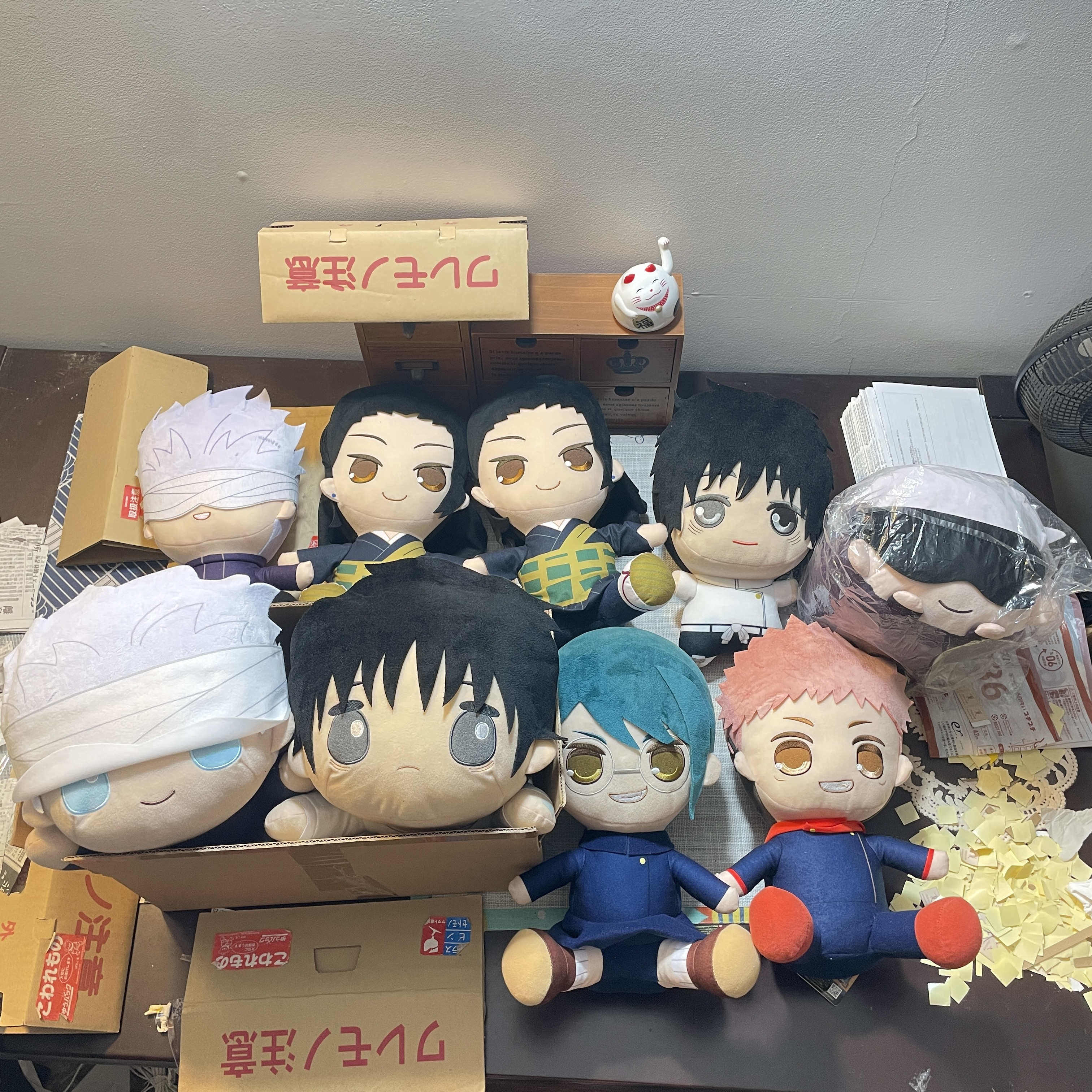 咒术回战 秋叶原直供 官谷日购正版 公仔 玩偶 毛绒玩具 大号