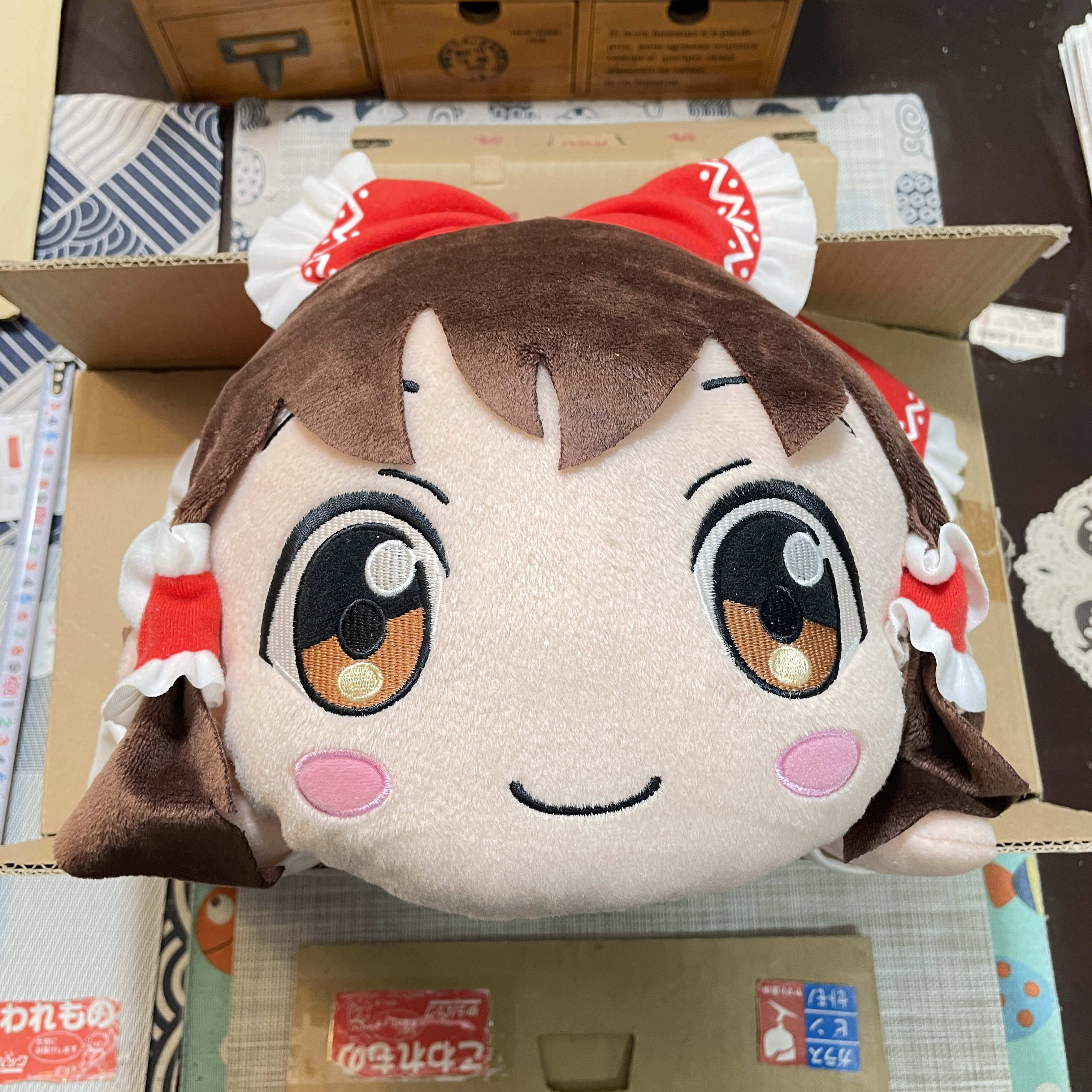 现货 东方Project 博丽灵梦 大趴趴 毛绒 公仔 玩偶 玩具 娃娃