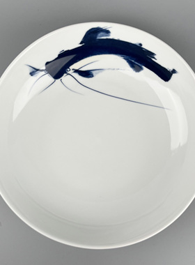 不仁斋新款正德盘一套霁蓝釉+豆青釉＋纯白釉