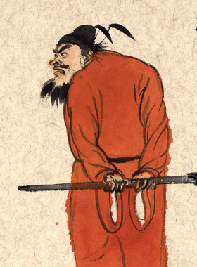 薛继业24x18厘米水墨原作