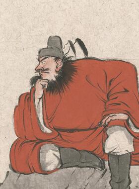 薛继业34*22cm水墨原作