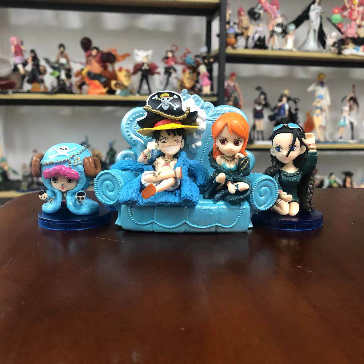 20周年版全套onepiece海贼王手办模型路飞索隆艾斯罗公仔礼