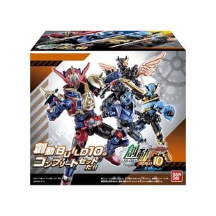 动E总鲸鱼长颈鹿飞鹰加特林 万代假面骑士创骑BUILD创动10装 包邮