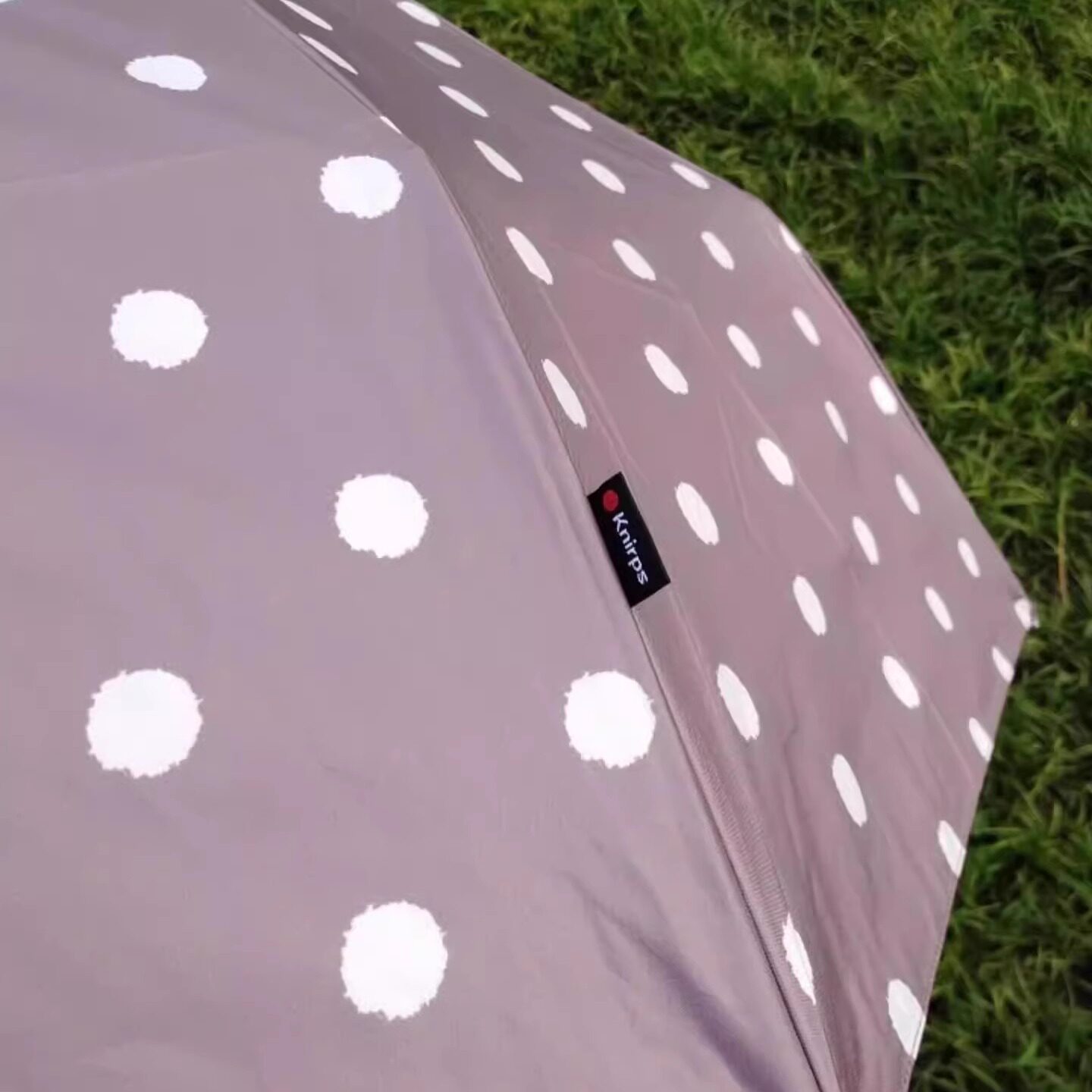 经典款 德国knirps经典款女士三折手动CHAO强防晒晴雨两用伞波点