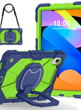 适用联想M11平板壳2025小新Pad11寸TB335FC电脑保护套TB-330FU旋转横竖双向支架硅胶全包防摔盖挂绳TB331FC