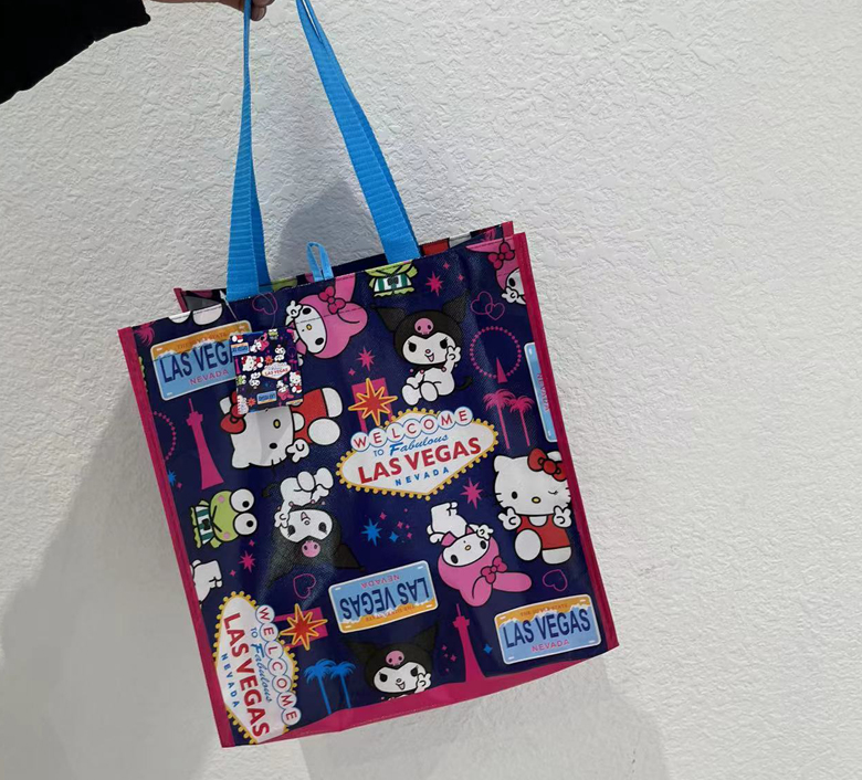 防水覆膜料大号购物袋单肩背袋环保袋容量大