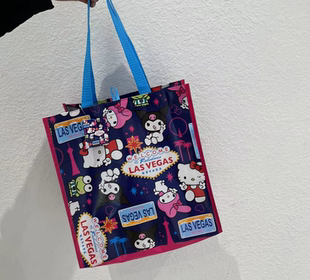 防水覆膜料大号购物袋单肩背袋环保袋容量大