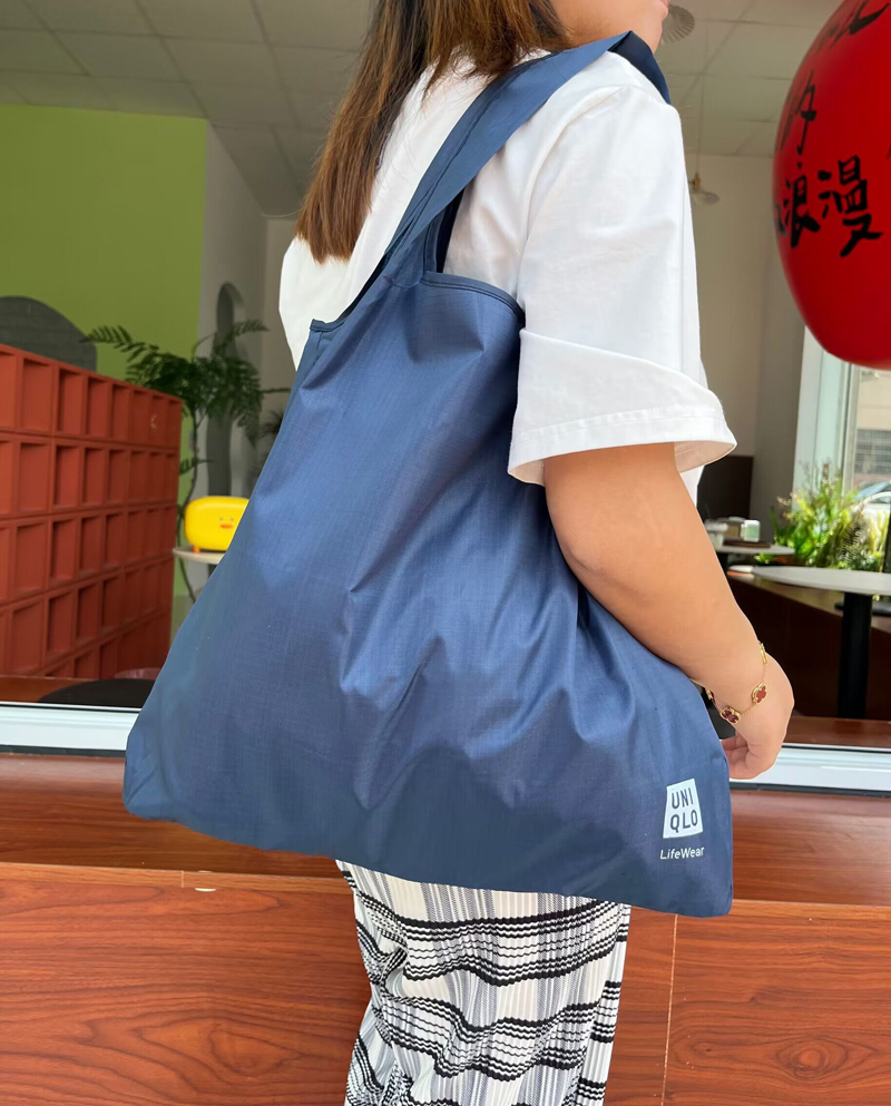 单肩购物袋买菜袋环保袋纯色