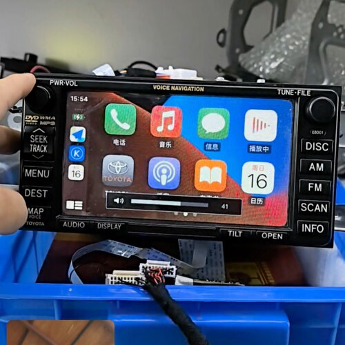 老款塞纳红杉超霸电装主机E8001\8007\8012升级无线CARPLAY模块