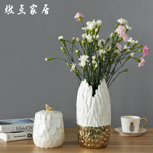 北欧轻奢陶瓷小鸟ins珠宝首饰收纳盒戒指耳环项链带盖梳妆台摆件