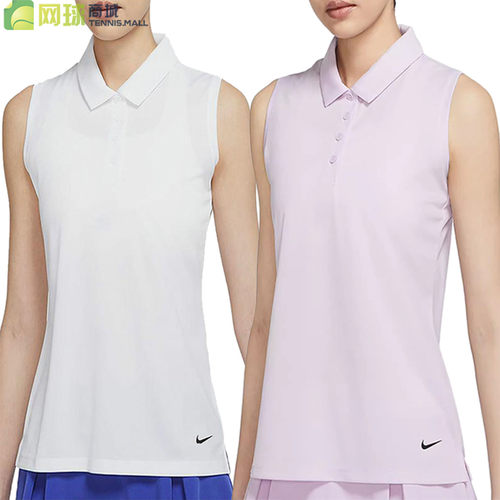 Nike耐克女子网球服无袖翻领T恤