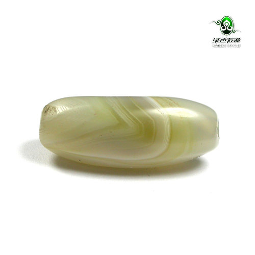 Lssp/绿色石品diy西藏饰品玛瑙珠