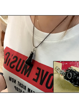 情侣饰品陨石挂件吊坠原石雷公墨