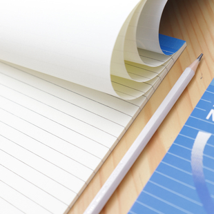 包邮128拍子簿拍子本A5抄写便条本A4信纸A5单行本软面笔记本