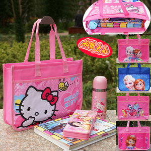 A4 hello kitty手拎包儿童美术袋画画袋KT琴谱包学生钢琴包补习袋