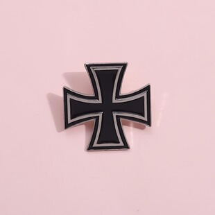 复古普鲁士金属铁十字胸针挂件苏维挨德意志纪念饰品勋章配饰