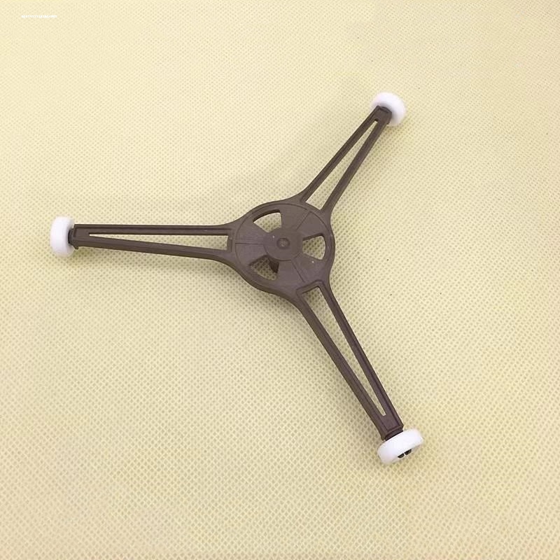 微波炉配件支架通用转芯海尔轮转玻璃盘三角支架转圈转环滚轮