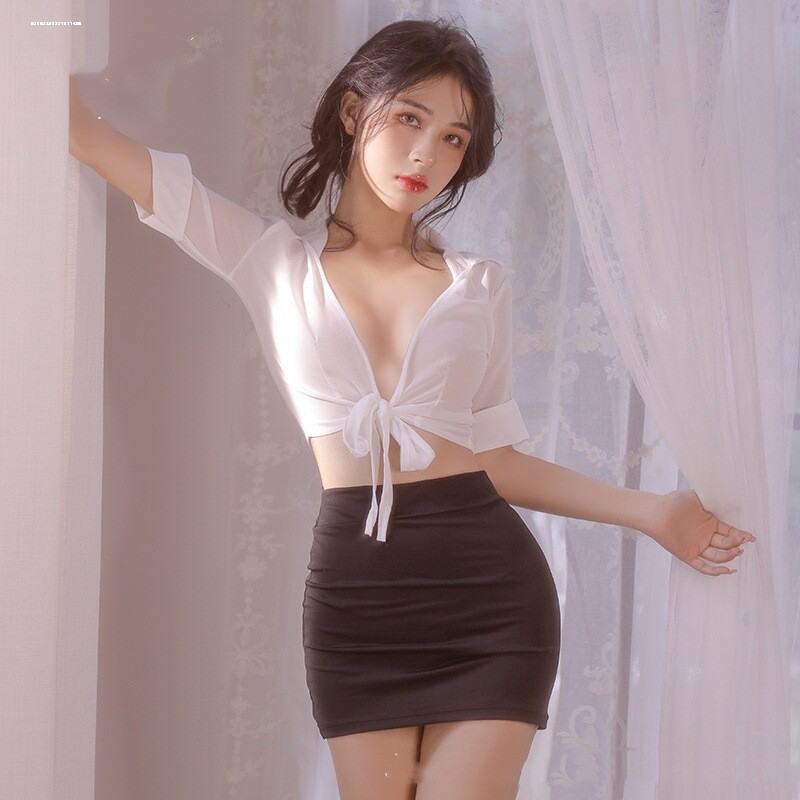 新款女秘书女仆大胸暴露性感情趣内衣睡衣套装女办公制服大码胖MM
